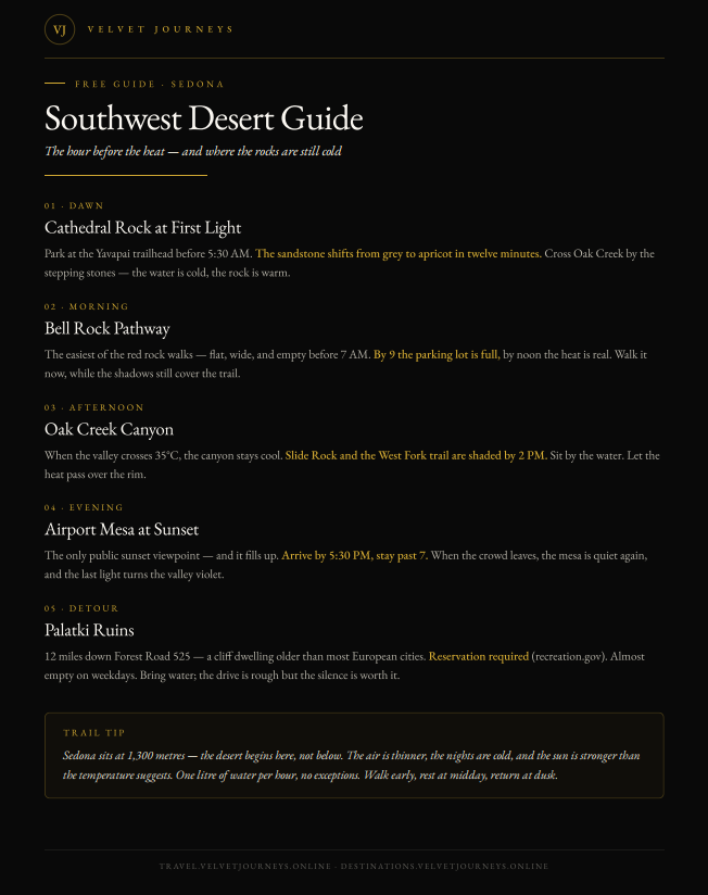 Southwest Desert Guide — first page preview